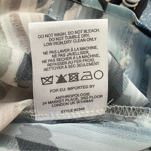 Hutch Anthropologie Melissa Striped Blouse Size XS - Picture 9 of 13